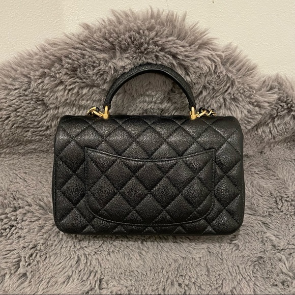Chanel mini top handle caviar - Picture 2 of 16